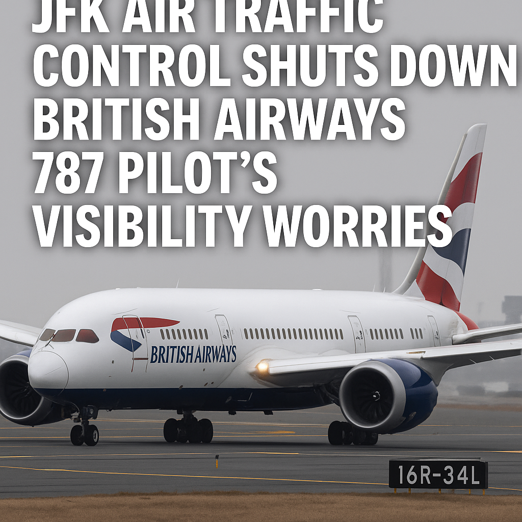 JFK Air Traffic Control Shuts Down British Airways 787 Pilot’s Visibility Worries