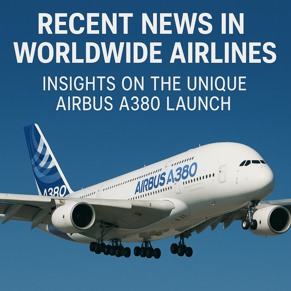 Recent News in Worldwide Airlines: Insights on the Unique Airbus A380 Launch