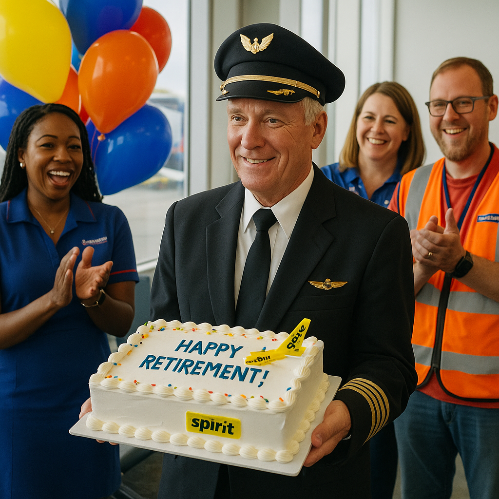 Southwest Airlines Celebrates Spirit Pilot with Unexpected Gesture Following Missed Retirement Flight