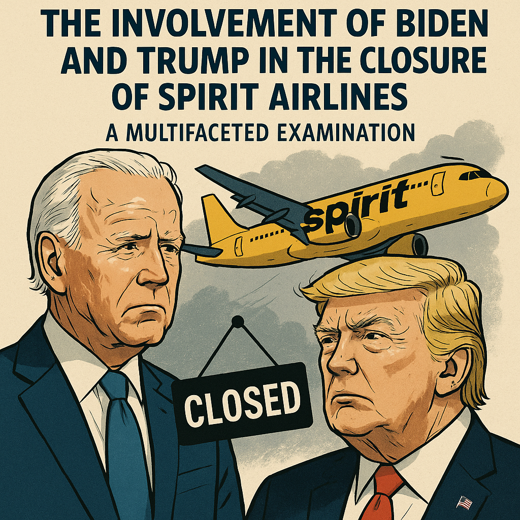 The Involvement of Biden and Trump in the Closure of Spirit Airlines: A Multifaceted Examination