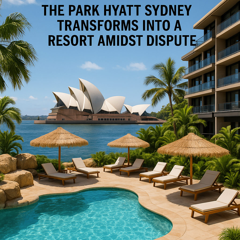 The Park Hyatt Sydney Transforms into a Resort Amidst Dispute