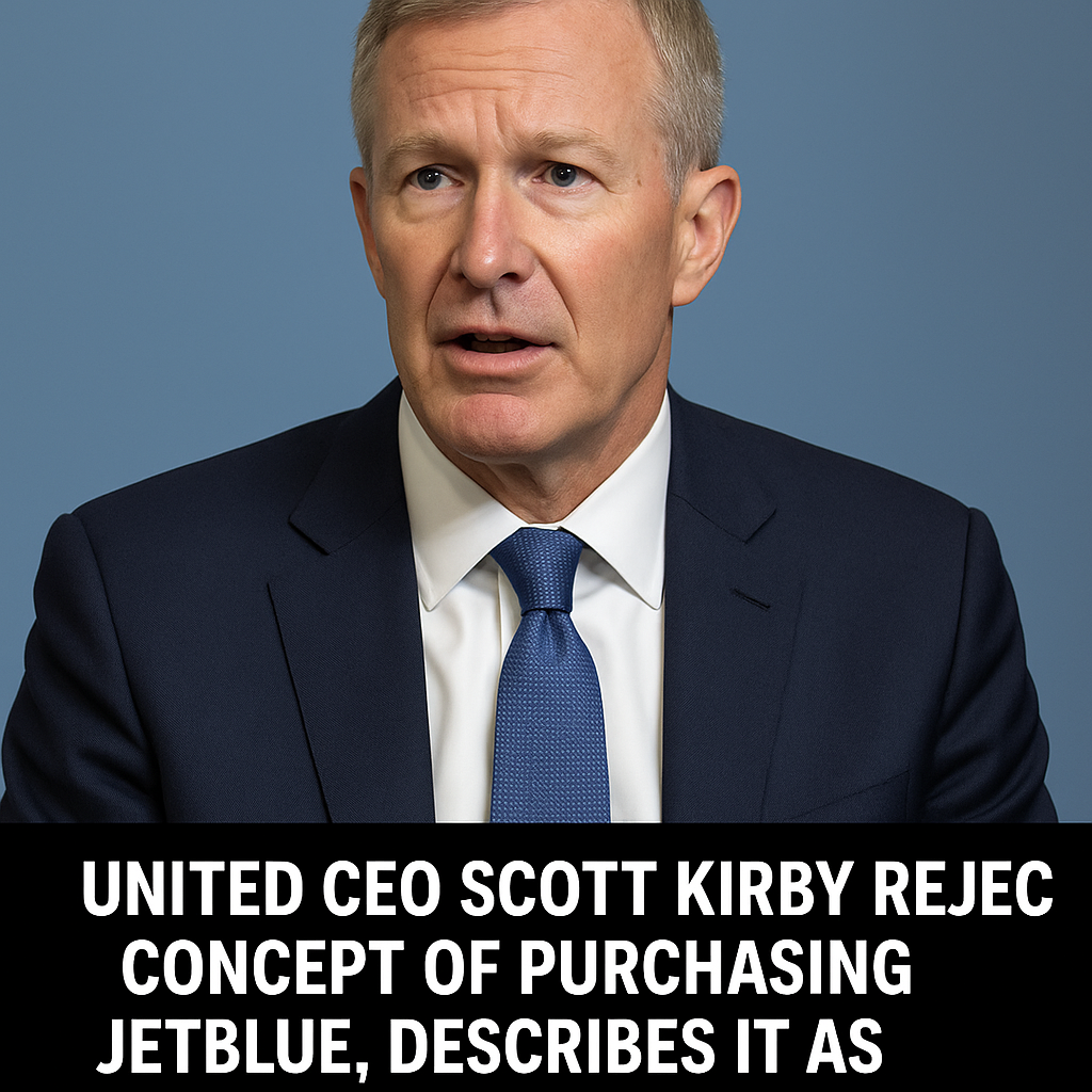 United CEO Scott Kirby Rejects Concept of Purchasing JetBlue, Describes It as “Least Favorable” Option He’d Contemplate