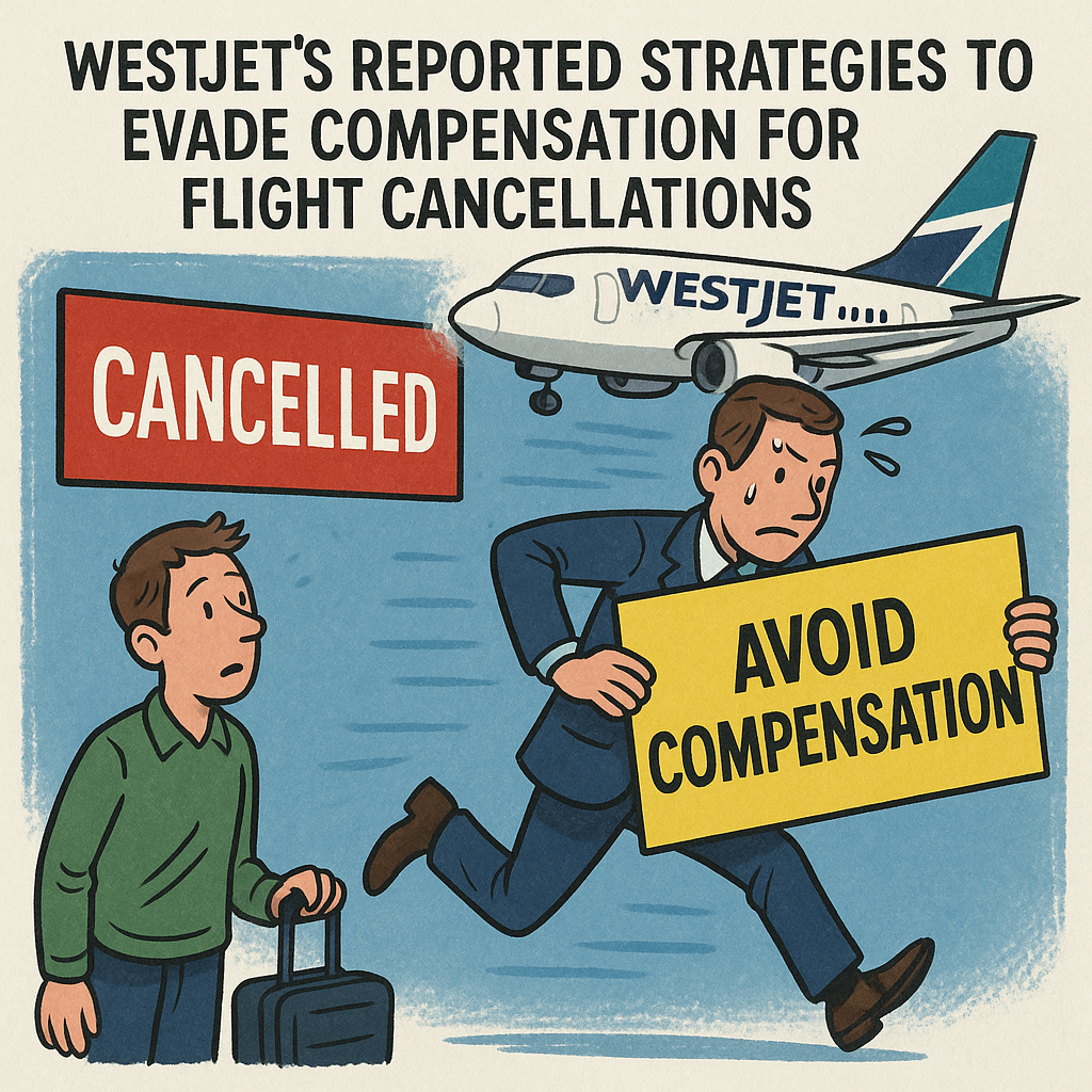 WestJet’s Reported Strategies to Evade Compensation for Flight Cancellations