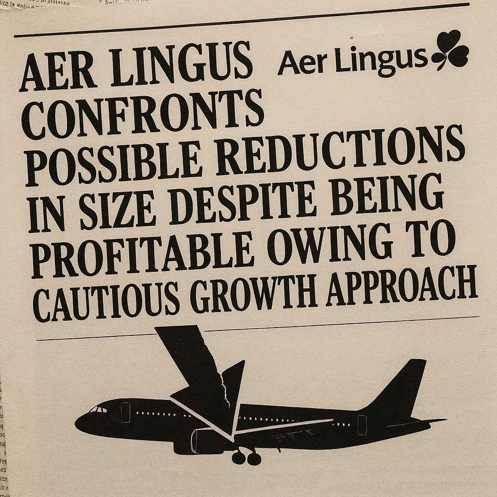 Aer Lingus Confronts Possible Reductions in Size Despite Being Profitable Owing to Cautious Growth Approach