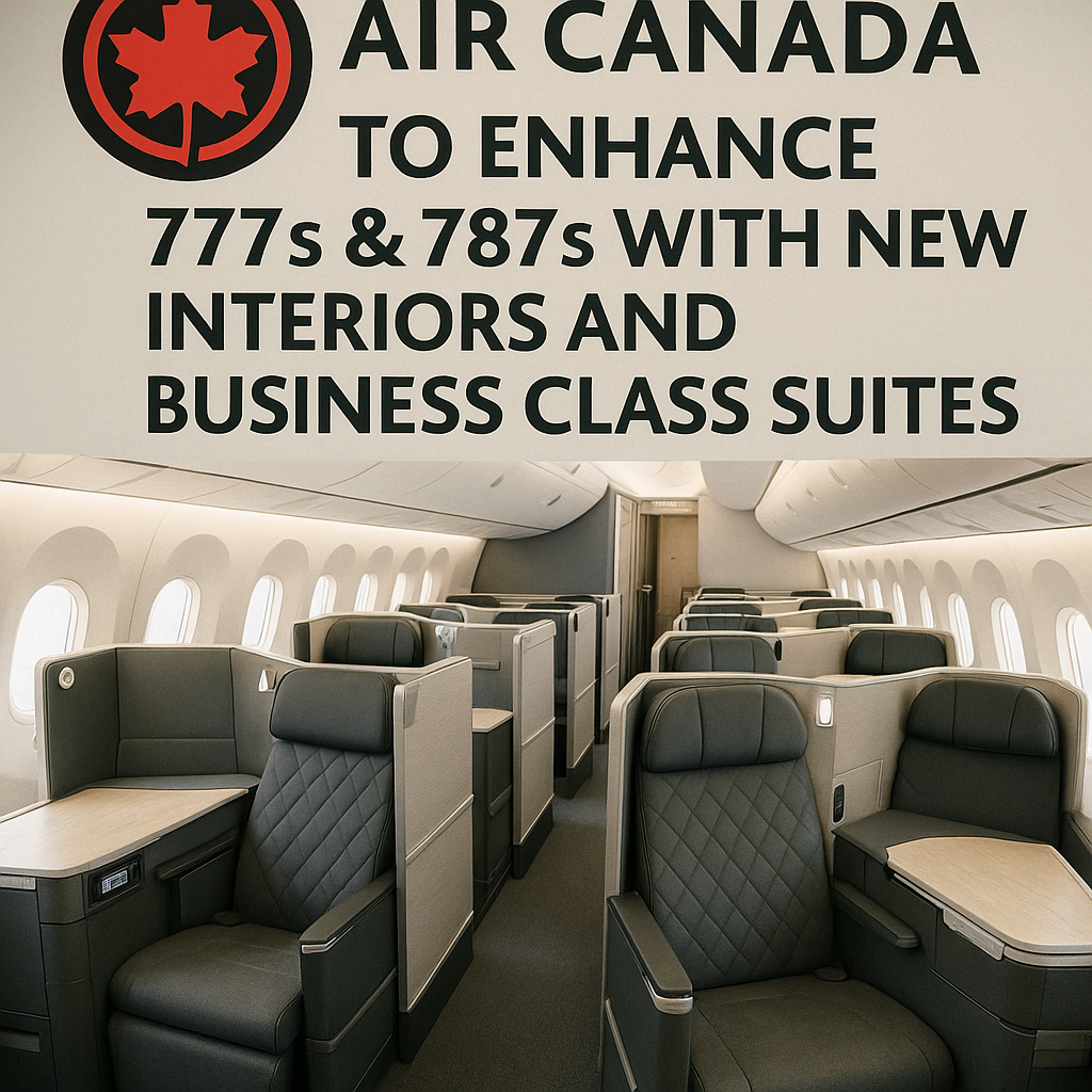 Air Canada to Enhance 777s & 787s with New Interiors and Business Class Suites