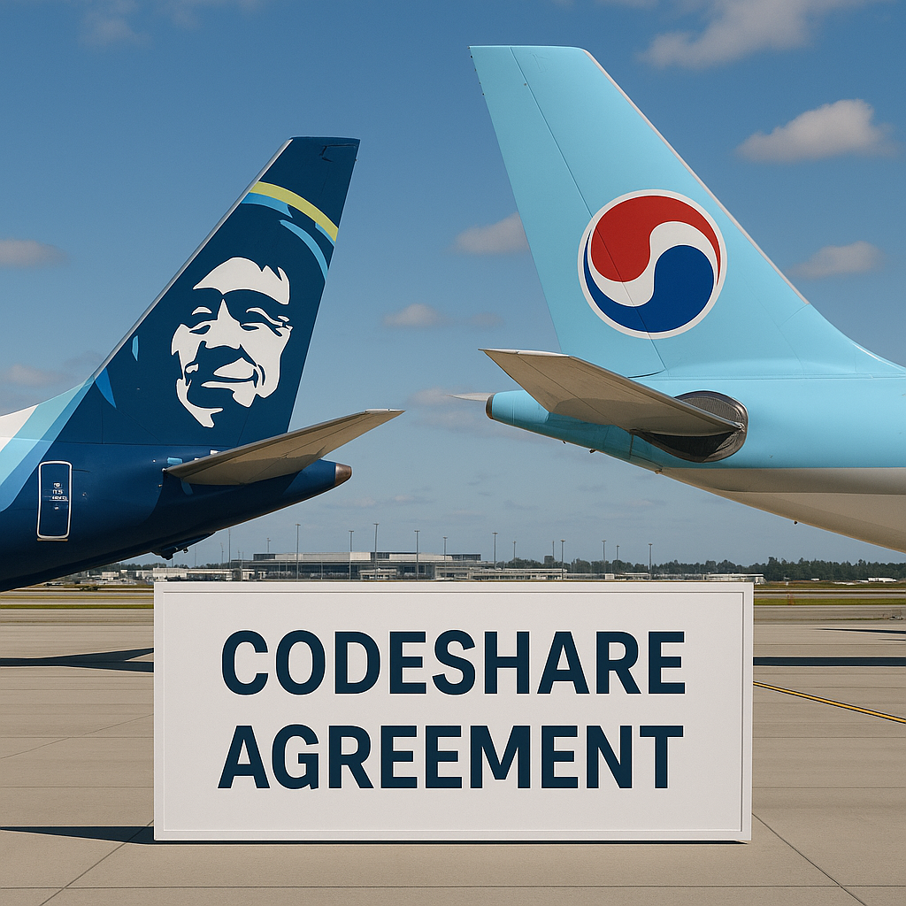 Alaska Airlines and Korean Air Unveil Codeshare Agreement in Light of Delta Worries
