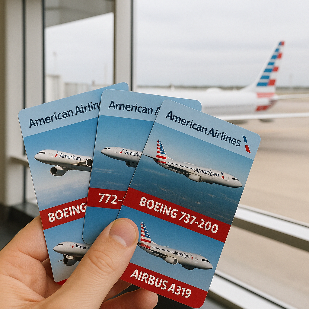American Airlines Unveils Aircraft Trading Cards for Travelers
