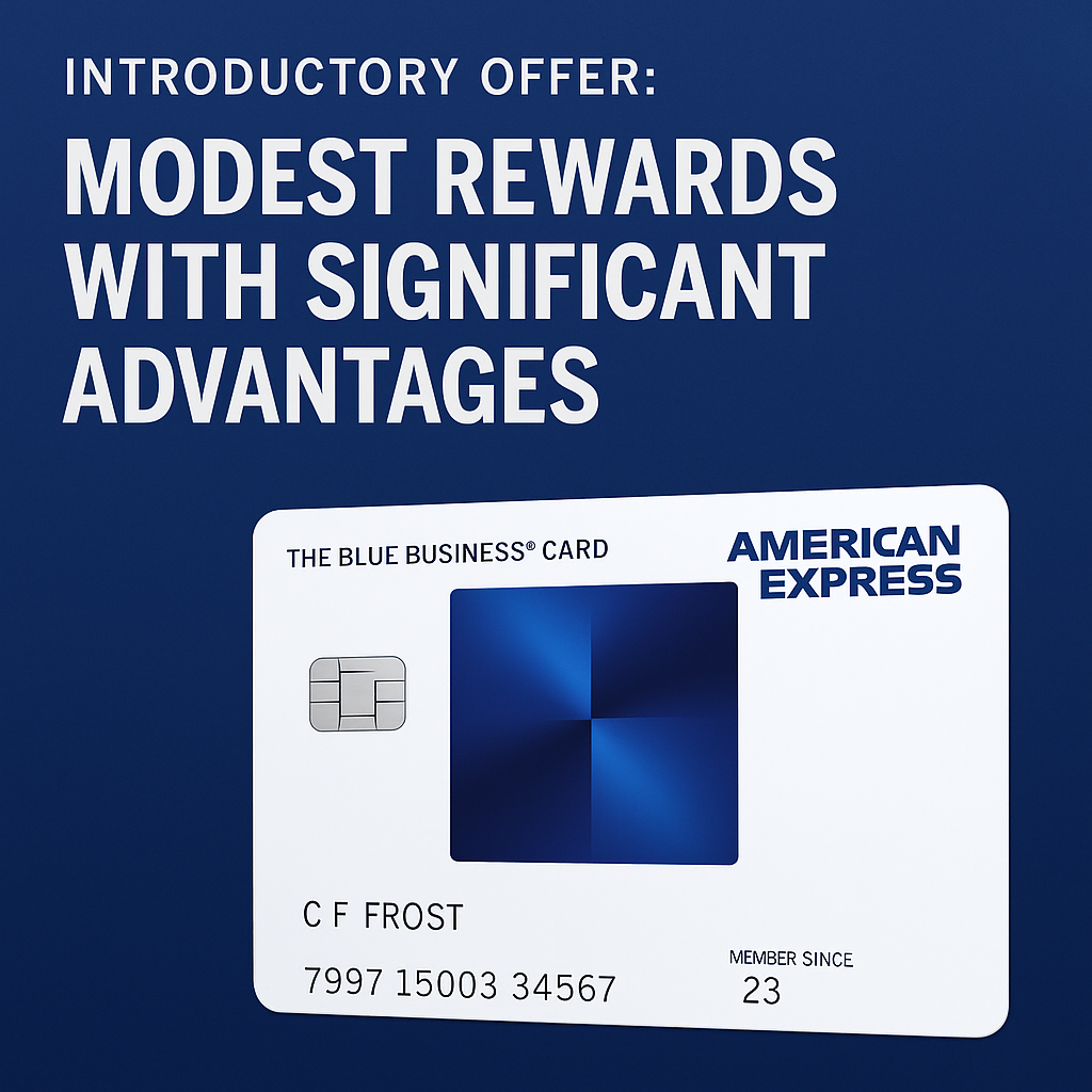Amex Blue Business Card Introductory Offer: Modest Rewards with Significant Advantages