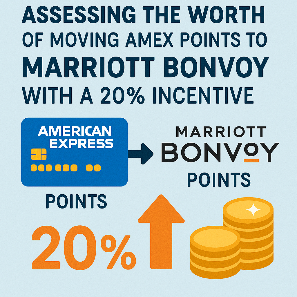Assessing the Worth of Moving Amex Points to Marriott Bonvoy with a 20% Incentive