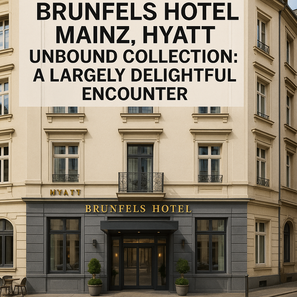 Assessment of Brunfels Hotel Mainz, Hyatt Unbound Collection: A Largely Delightful Encounter