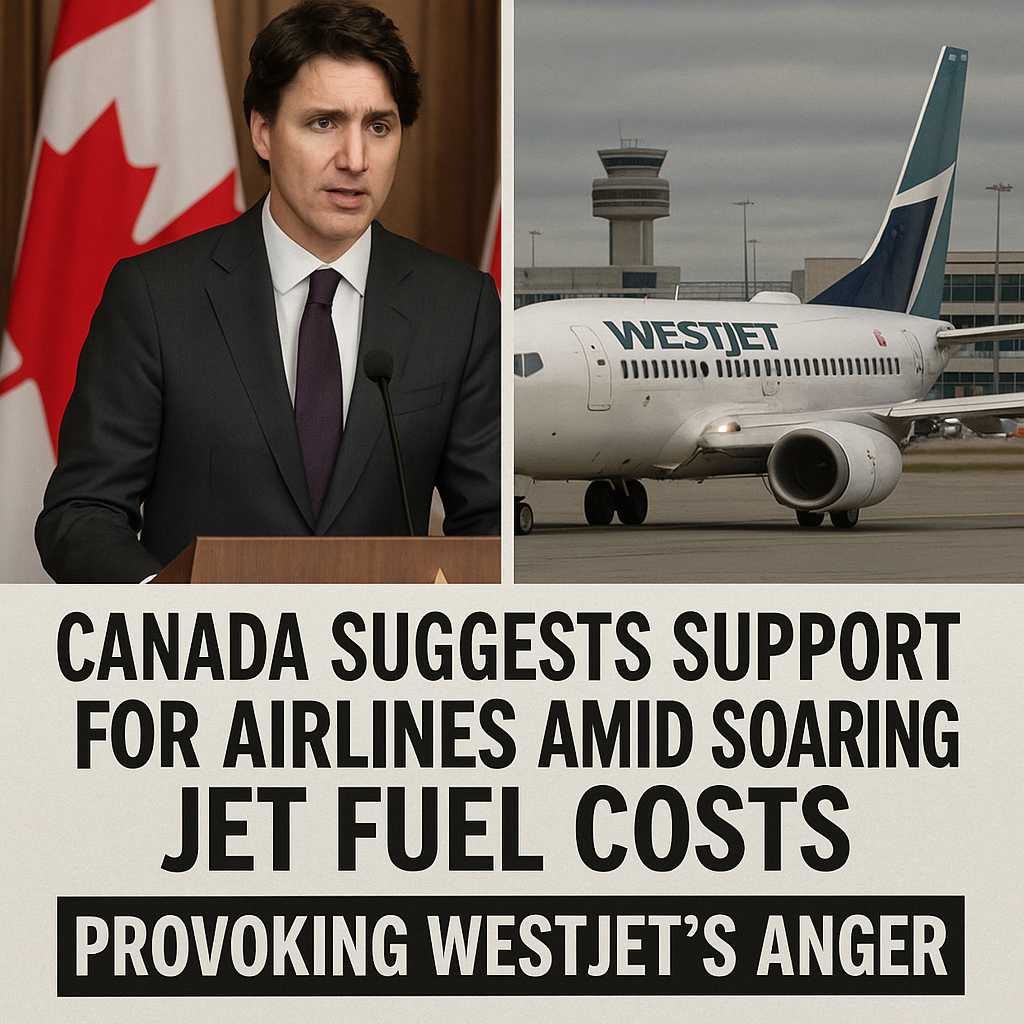 Canada Suggests Support for Airlines Amid Soaring Jet Fuel Costs, Provoking WestJet’s Anger