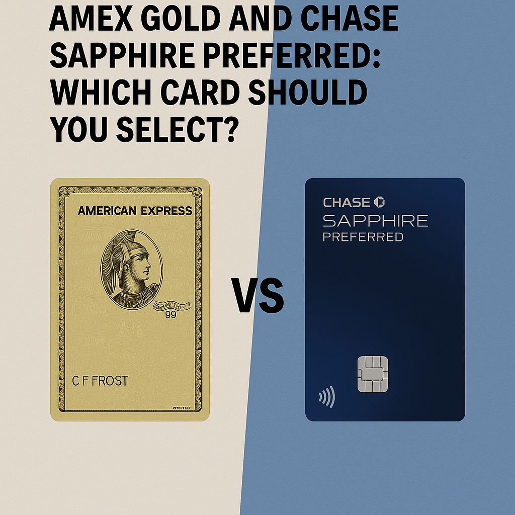 Comparison of Amex Gold and Chase Sapphire Preferred: Which Card Should You Select?