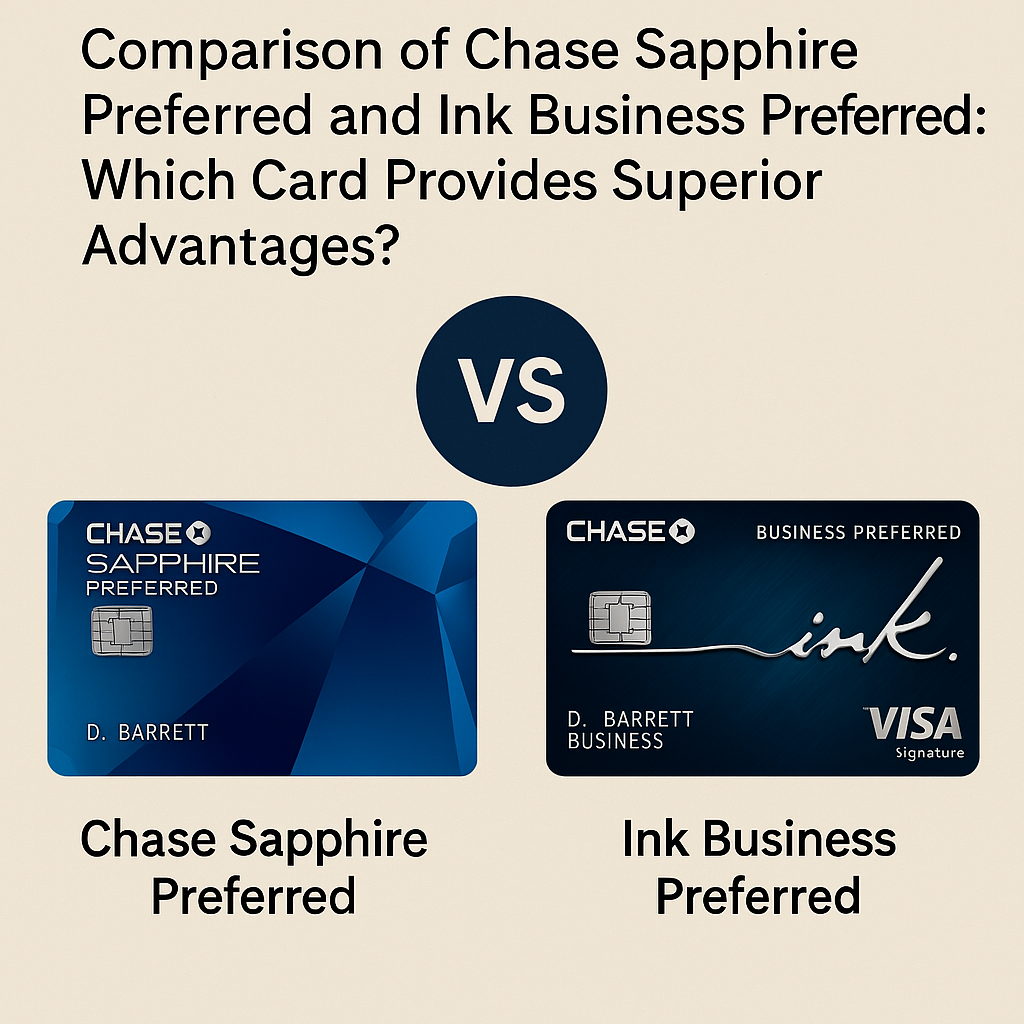 Comparison of Chase Sapphire Preferred and Ink Business Preferred: Which Card Provides Superior Advantages?