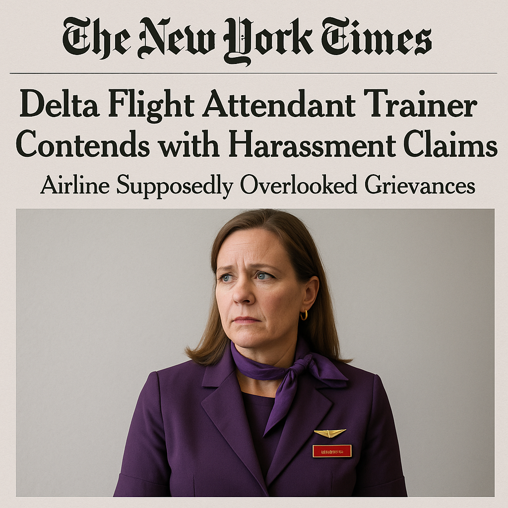 Delta Flight Attendant Trainer Contends with Harassment Claims; Airline Supposedly Overlooked Grievances
