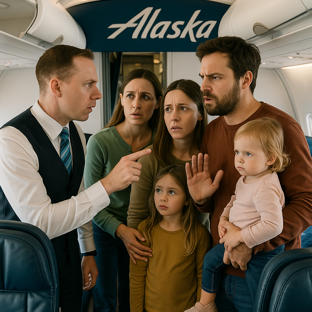 Family Ejected from Alaska Flight Because of Conflict between Flight Attendant and Passenger