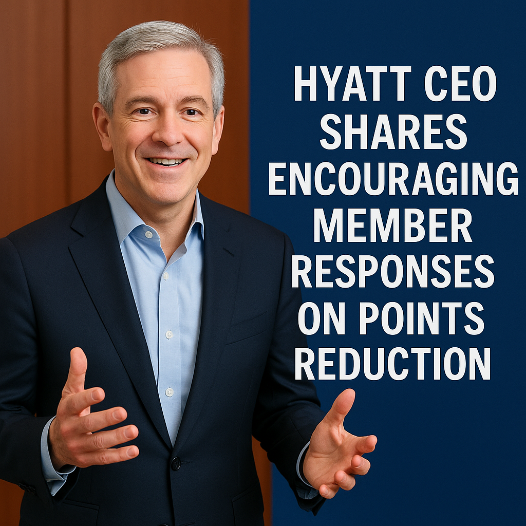 Hyatt CEO Shares Encouraging Member Responses on Points Reduction