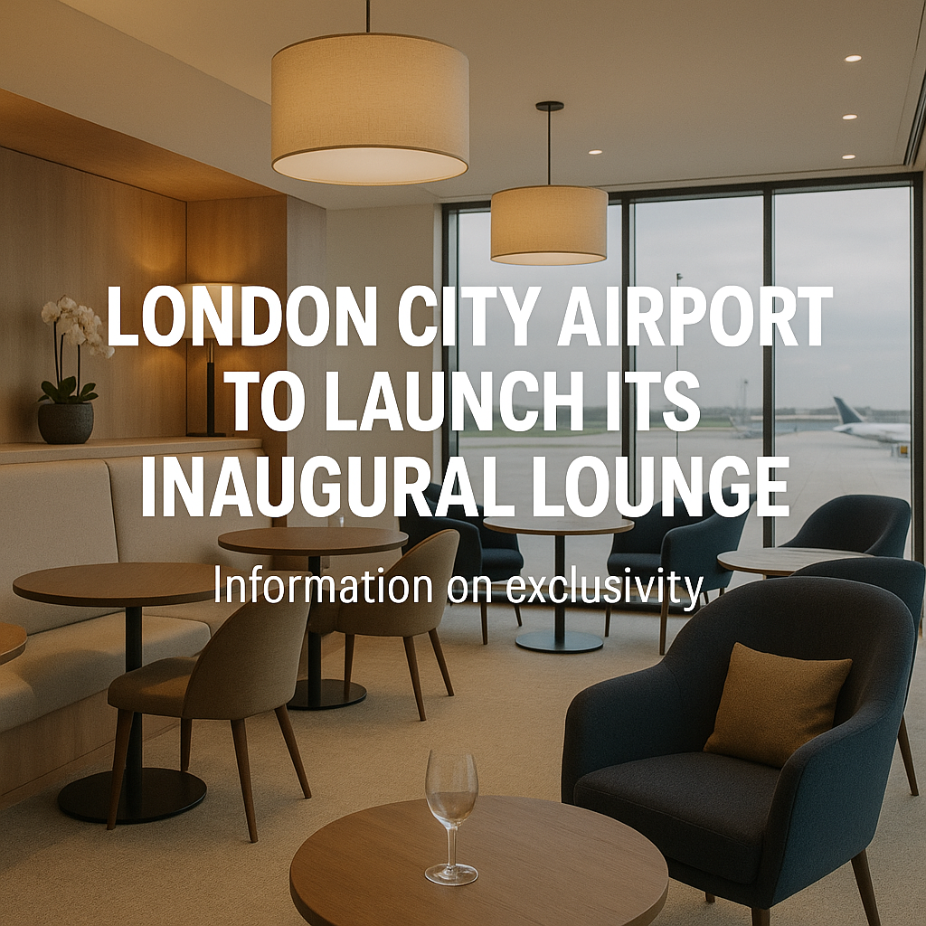 London City Airport to Launch Its Inaugural Lounge: Information on Exclusivity