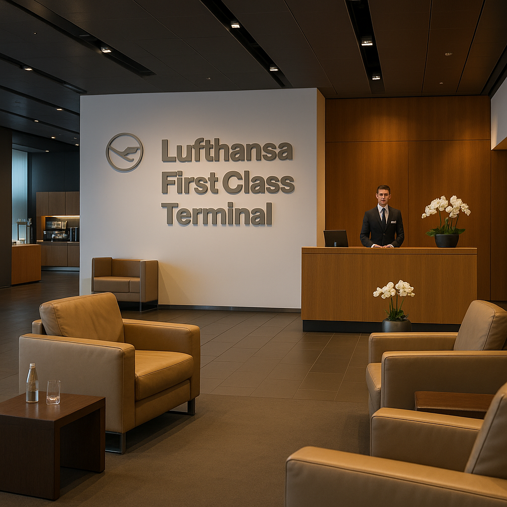 Lufthansa First Class Terminal Experience at Frankfurt Airport (FRA)