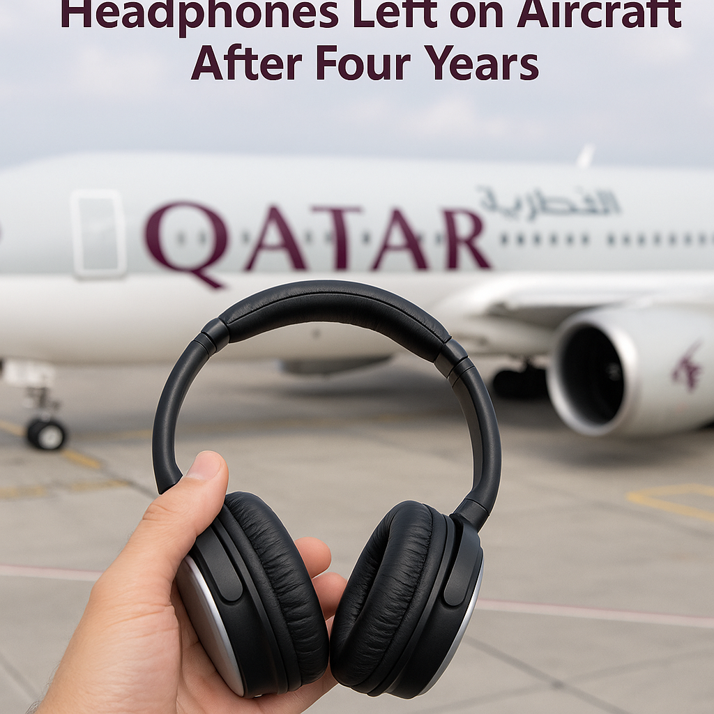 Qatar Airways Effectively Recovers Headphones Left on Aircraft After Four Years