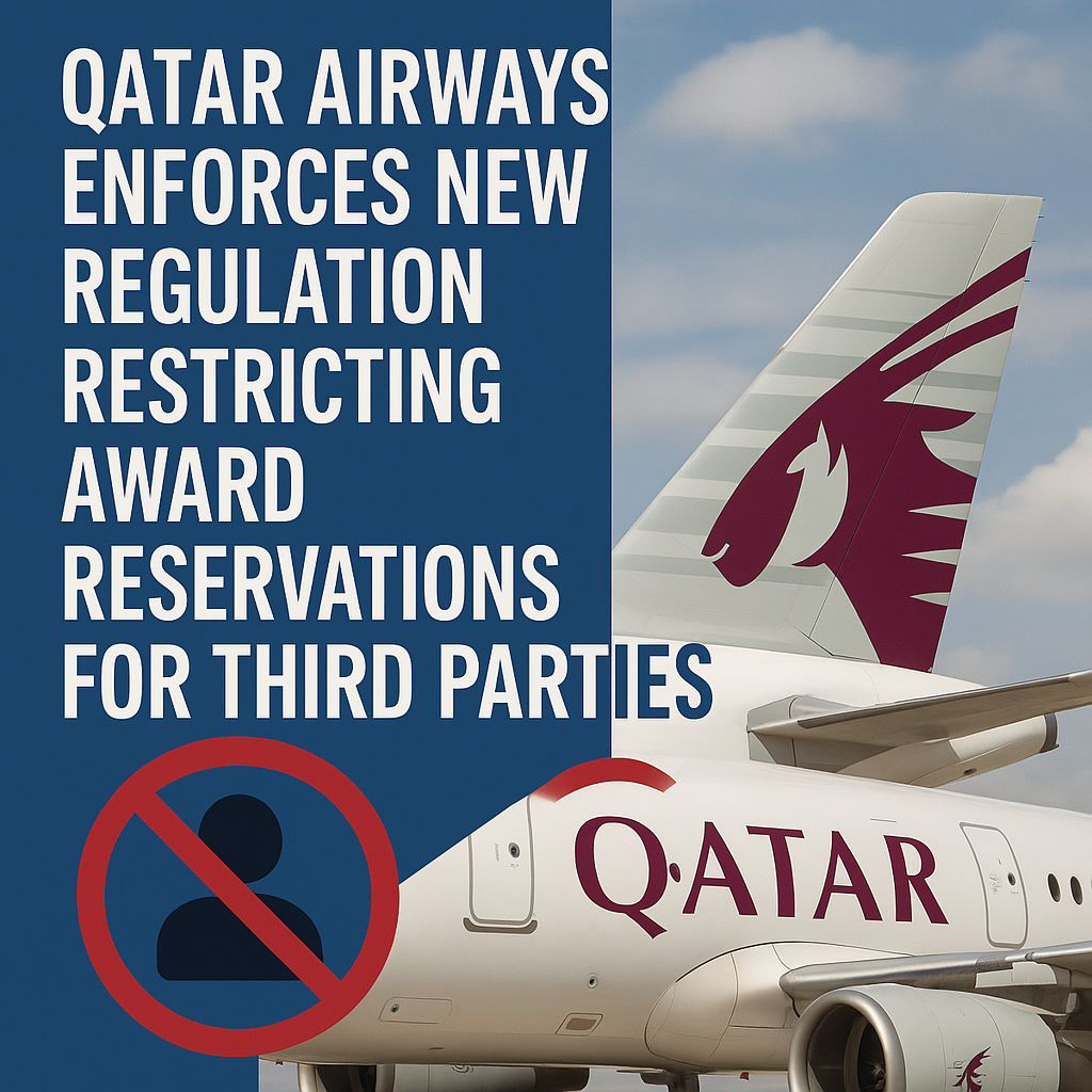 Qatar Airways Enforces New Regulation Restricting Award Reservations for Third Parties