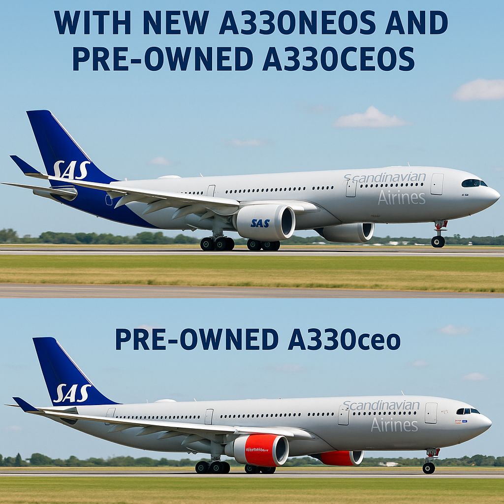 SAS Grows Its Fleet with New A330neos and Pre-Owned A330ceos