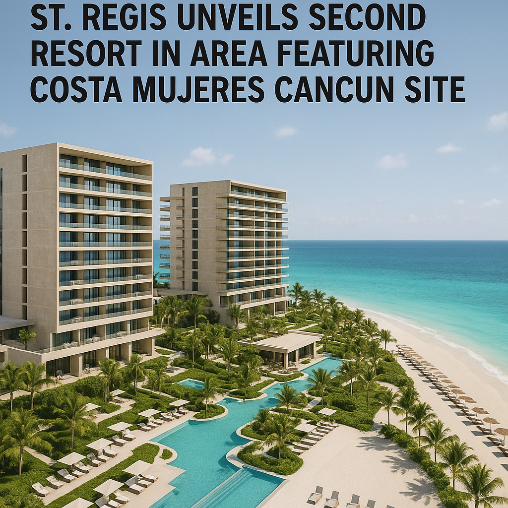 St. Regis Unveils Second Resort in Area Featuring Costa Mujeres Cancun Site