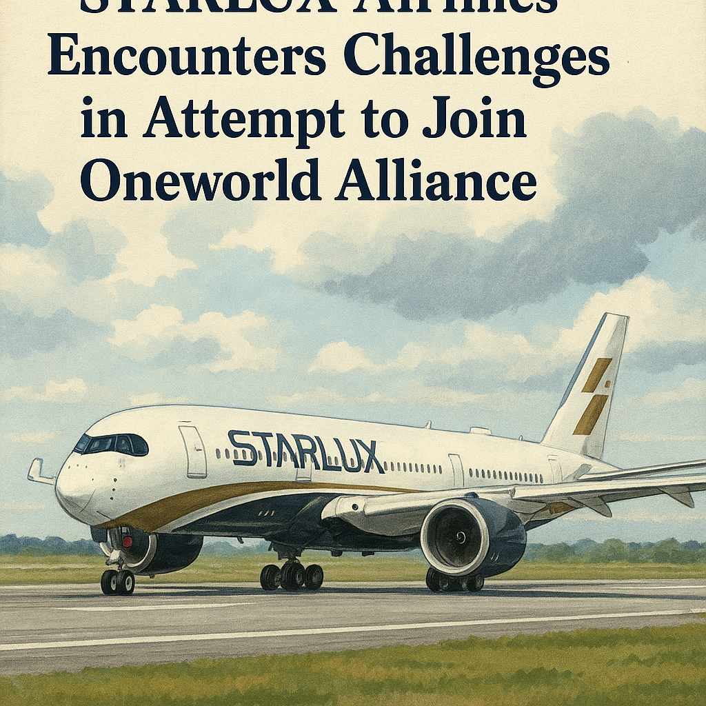 Starlux Airlines Encounters Challenges in Attempt to Join Oneworld Alliance