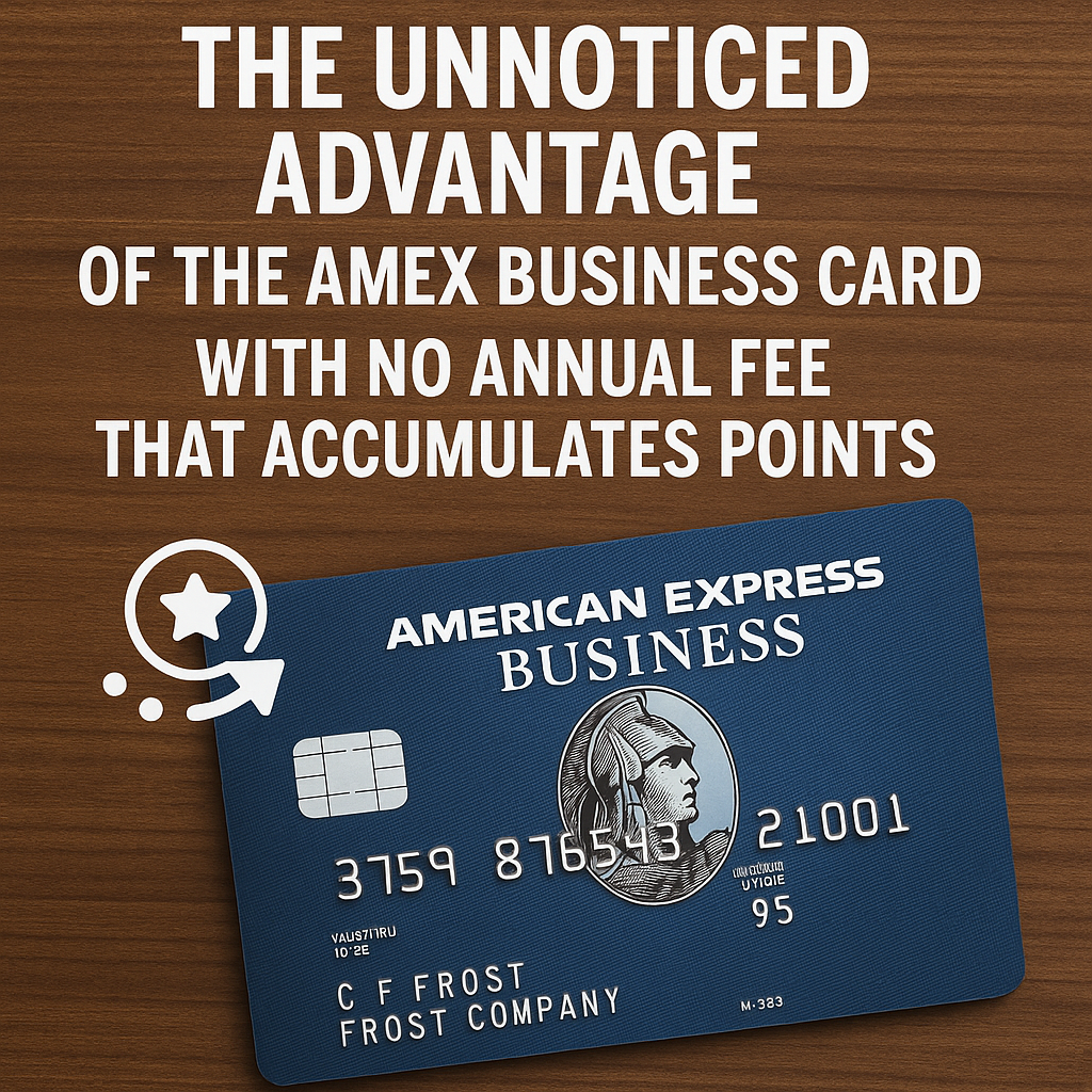 The Unnoticed Advantage of the Amex Business Card with No Annual Fee That Accumulates Points