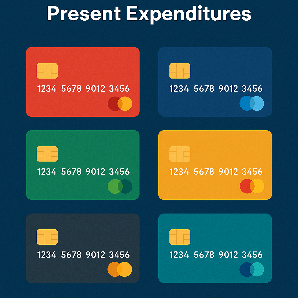 Top 6 Credit Cards for Present Expenditures