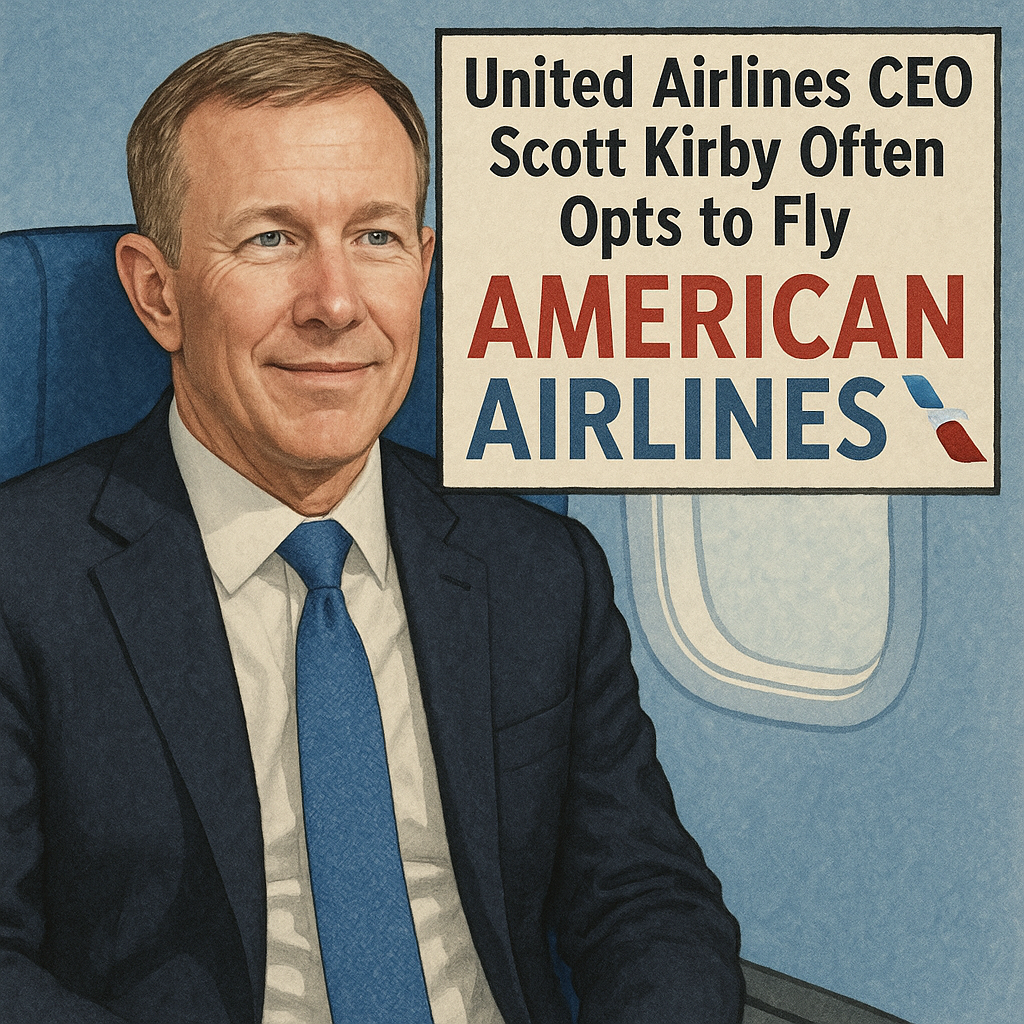 United Airlines CEO Scott Kirby Often Opts to Fly American Airlines in Spite of Critiques