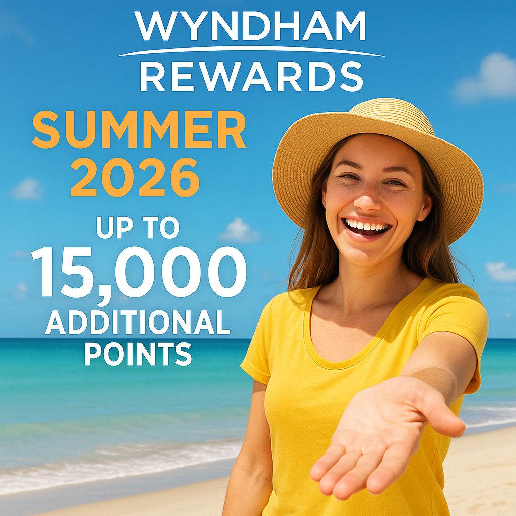Wyndham Rewards Summer 2026 Campaign Provides Up to 15,000 Additional Points