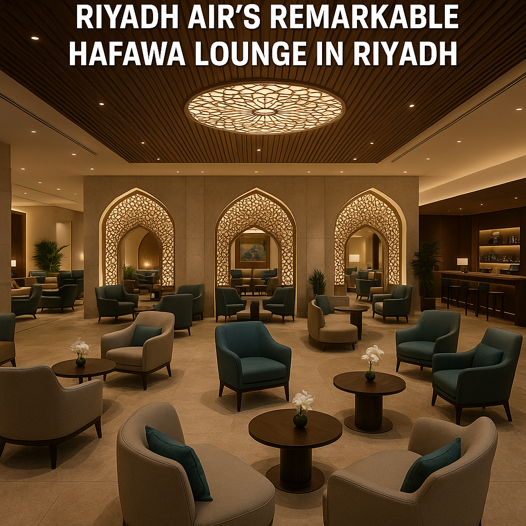 A Comprehensive Exploration of Riyadh Air’s Remarkable Hafawa Lounge in Riyadh