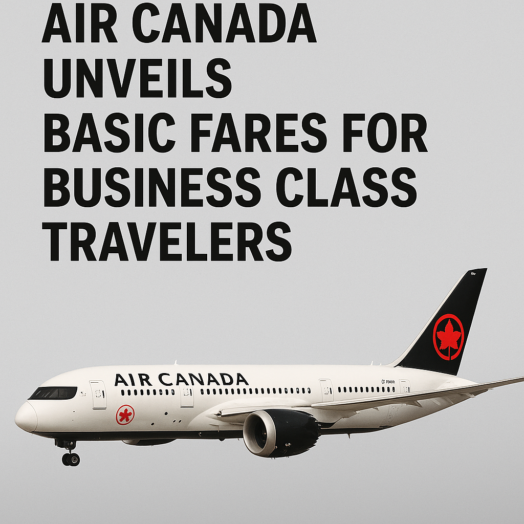 Air Canada Unveils Basic Fares for Business Class Travelers