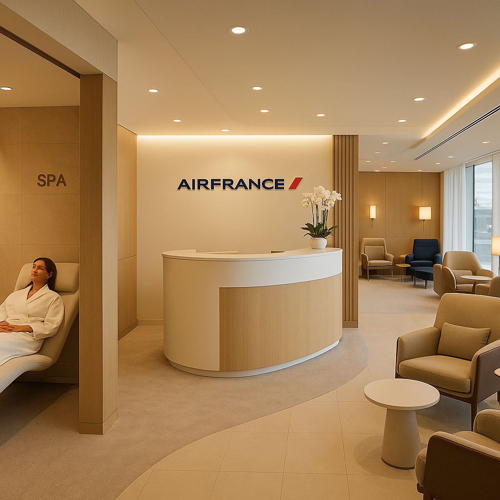 Air France Unveils New Lounge at London Heathrow Including Spa and First Class Area