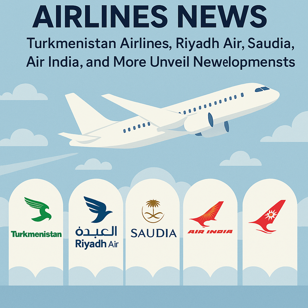 Airlines News: Turkmenistan Airlines, Riyadh Air, Saudia, Air India, and More Unveil New Developments