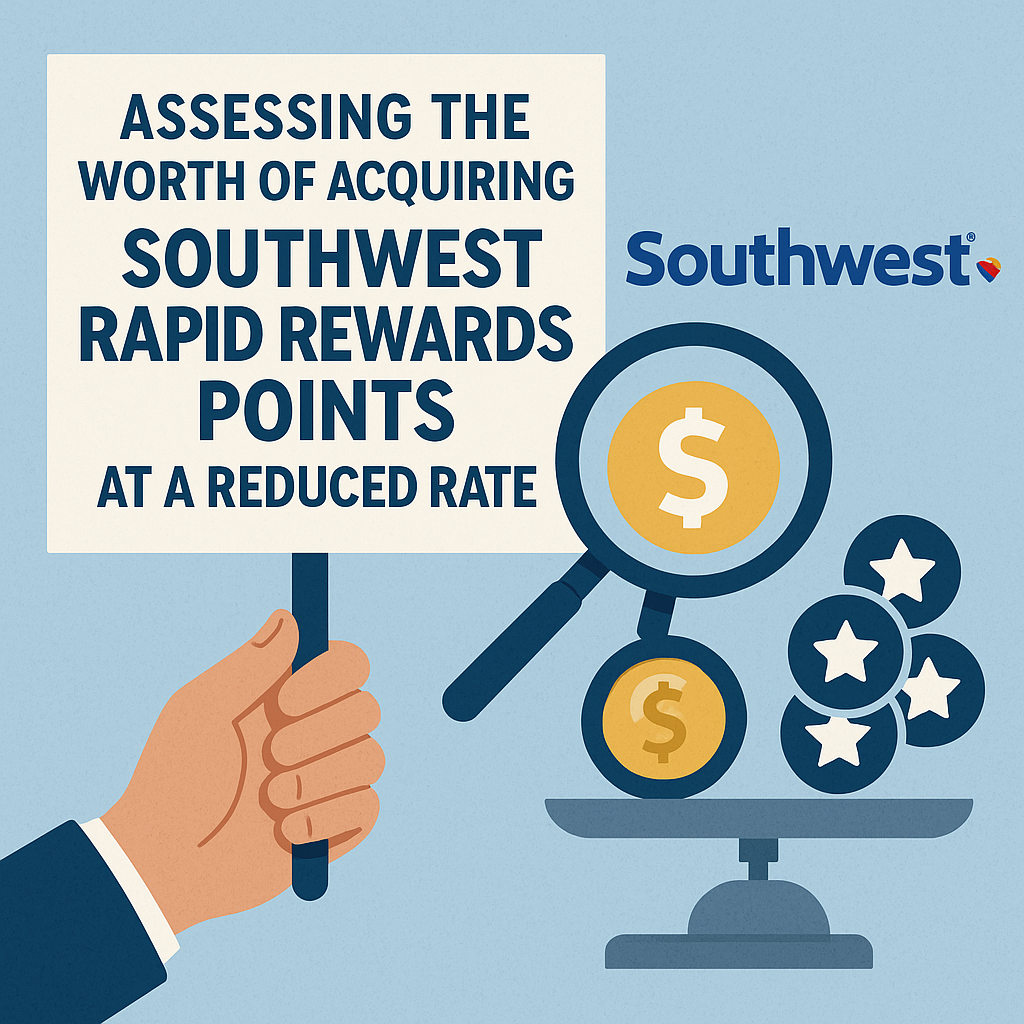 Assessing the Worth of Acquiring Southwest Rapid Rewards Points at a Reduced Rate