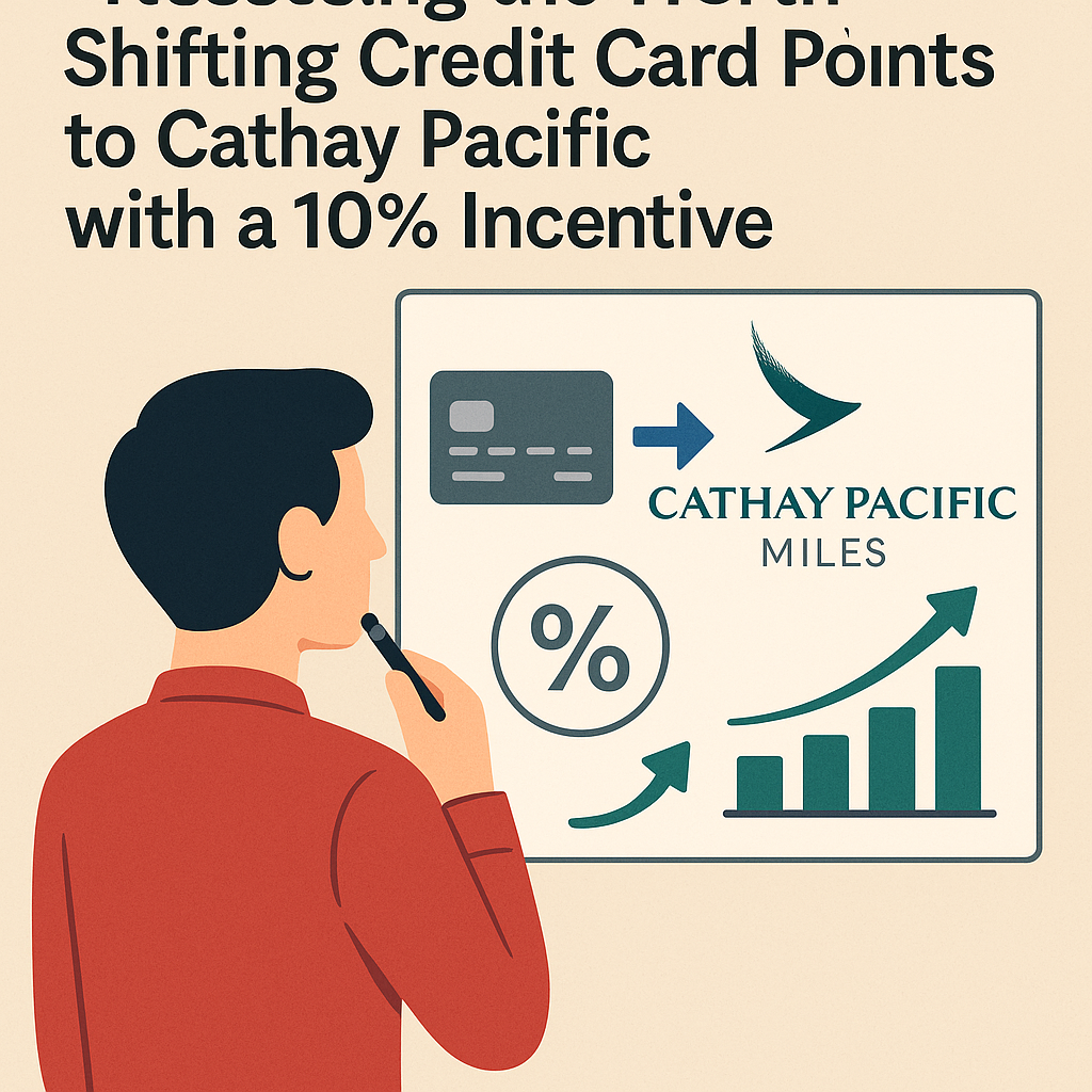 Assessing the Worth of Shifting Credit Card Points to Cathay Pacific with a 10% Incentive