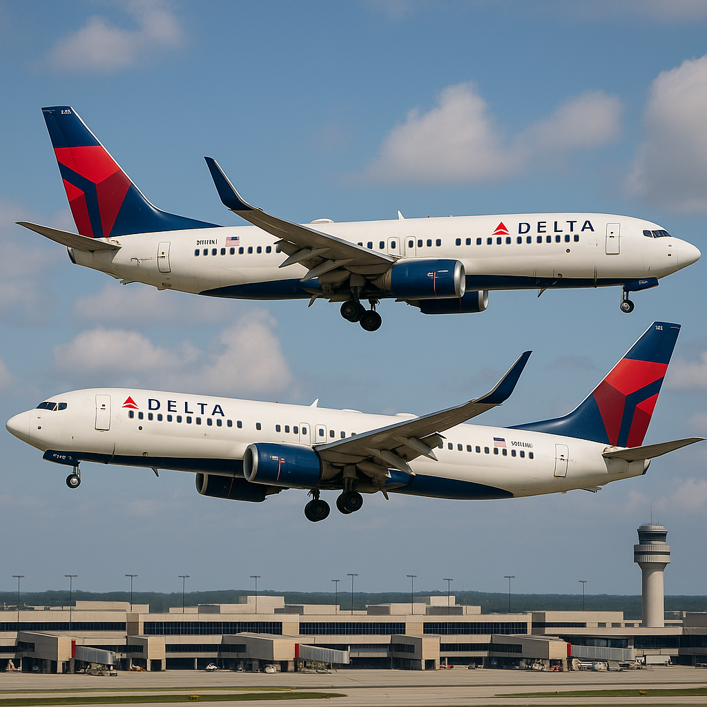 Atlanta ATC Mistake Leads Delta Jets to Head Towards Collision Path Above Airport