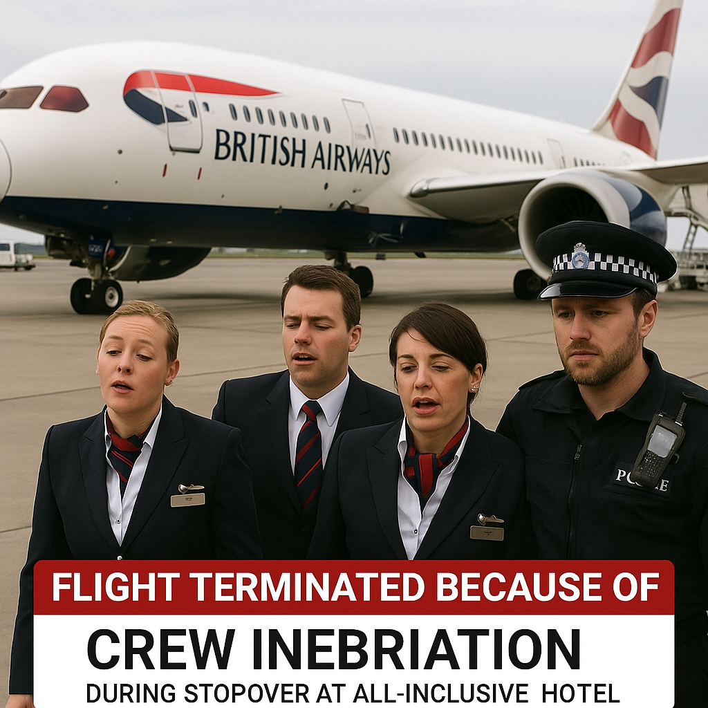 British Airways Flight Terminated Because of Crew Inebriation During Stopover at All-Inclusive Hotel