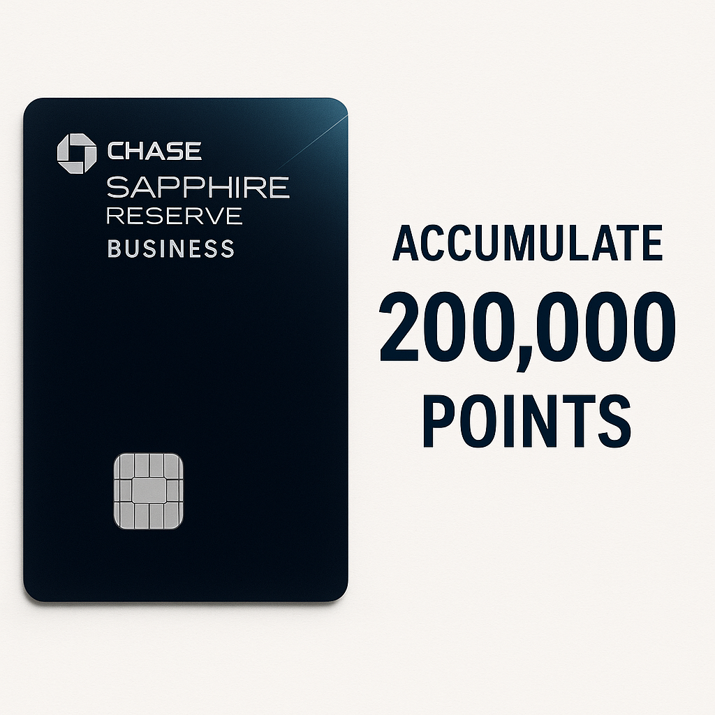 Chase Sapphire Reserve Business Reward: Accumulate 200,000 Points