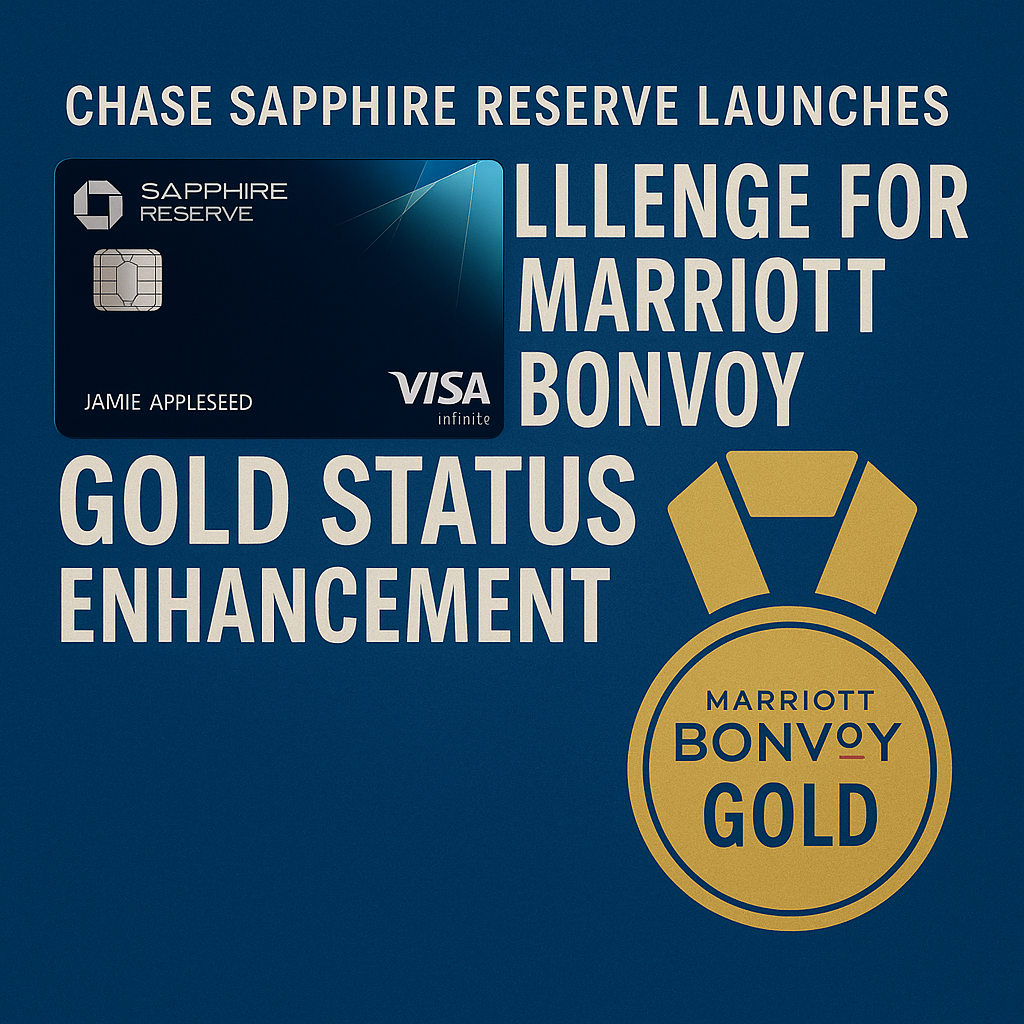 Chase Sapphire Reserve Launches Challenge for Marriott Bonvoy Gold Status Enhancement