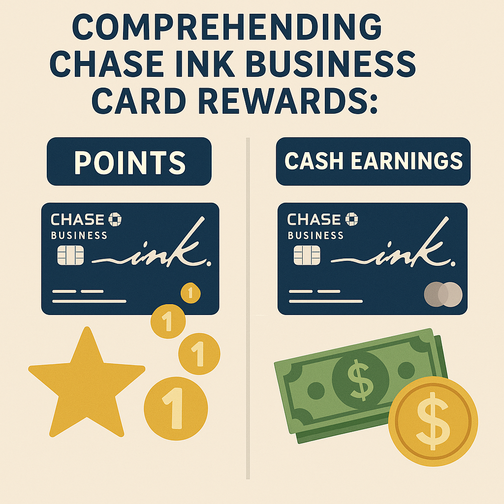 Comprehending Chase Ink Business Card Rewards: Points versus Cash Earnings