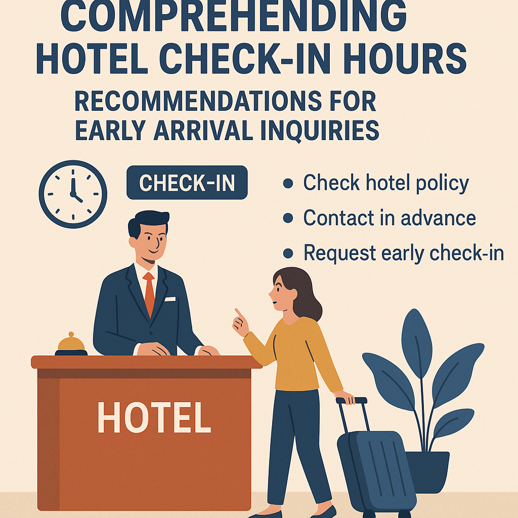 Comprehending Hotel Check-In Hours: Recommendations for Early Arrival Inquiries