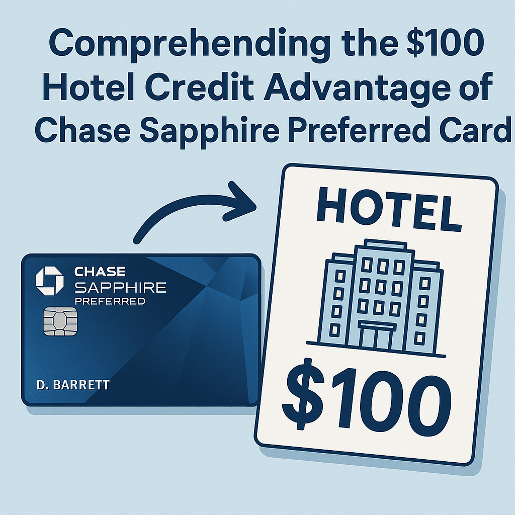 Comprehending the $100 Hotel Credit Advantage of the Chase Sapphire Preferred Card