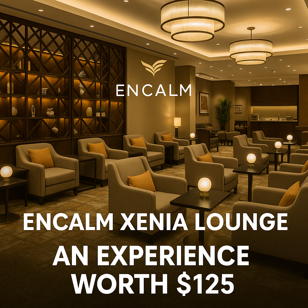 Encalm Xenia Lounge at Delhi Airport: An Experience Worth $125