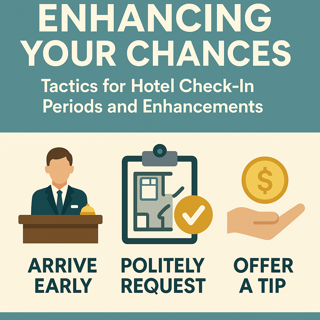 Enhancing Your Chances: Tactics for Hotel Check-In Periods and Enhancements