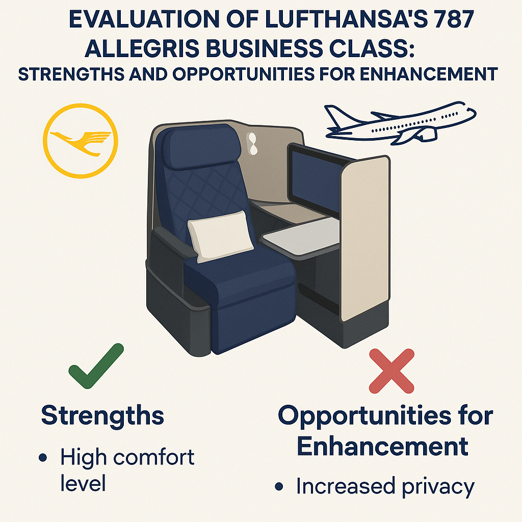 Evaluation of Lufthansa’s 787 Allegris Business Class: Strengths and Opportunities for Enhancement