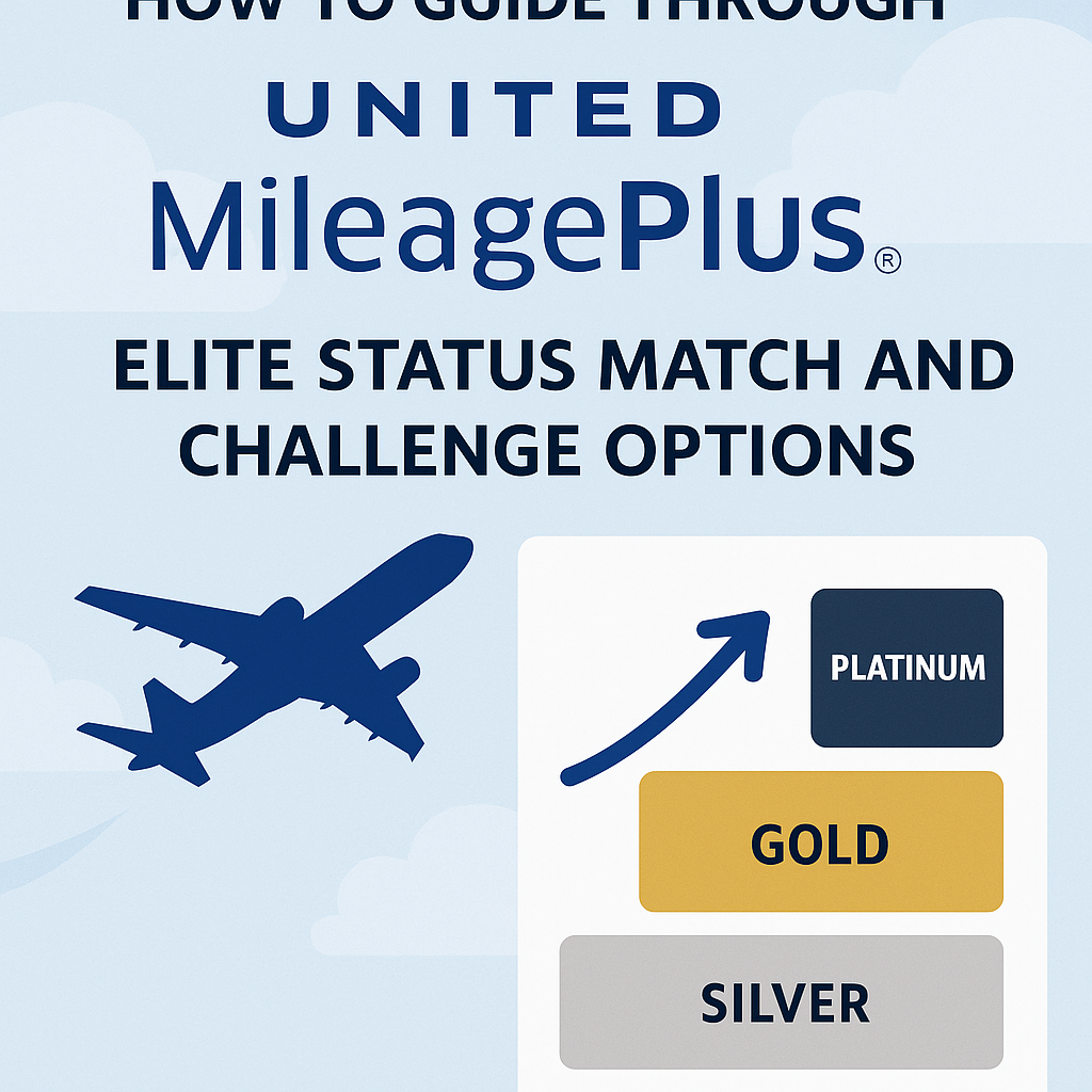 How to Guide Through United MileagePlus Elite Status Match and Challenge Options