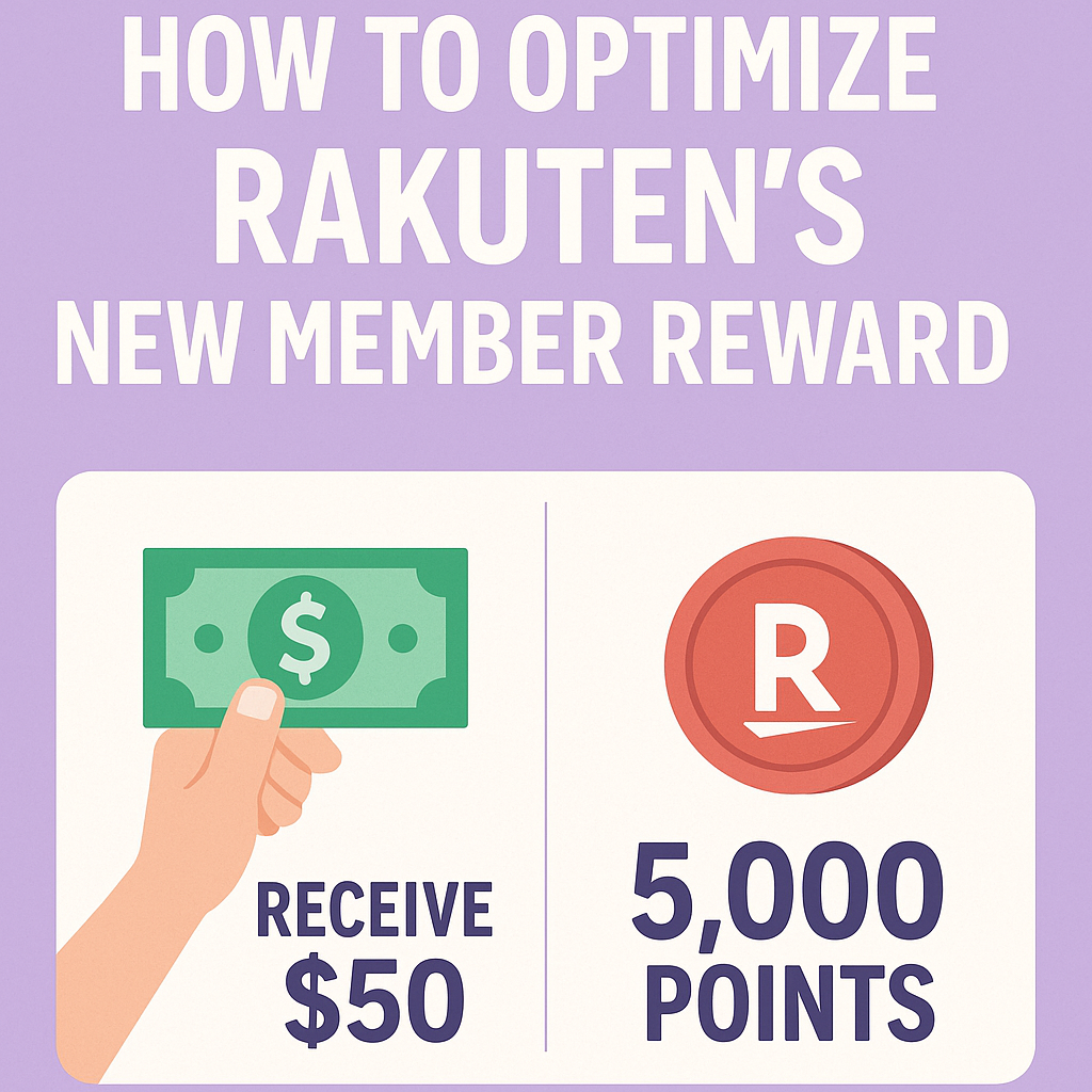 How to Optimize Rakuten’s New Member Reward: Receive $50 or 5,000 Points