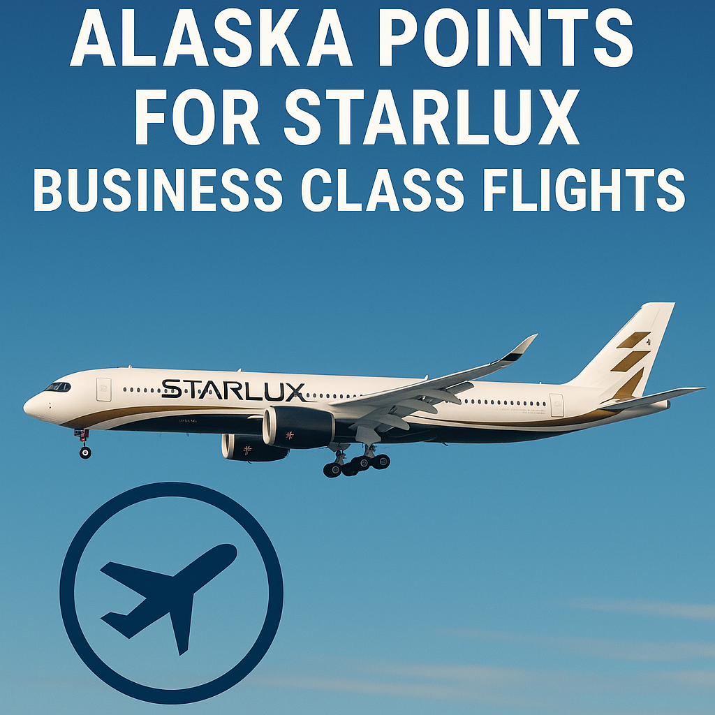 How to Use Alaska Points for Starlux Business Class Flights